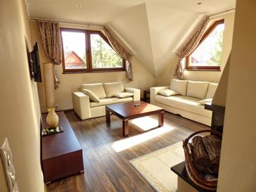 salon w apartamencie deluxe