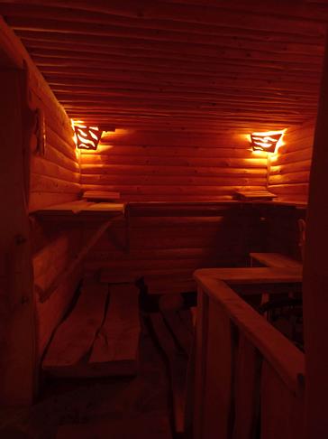 domek fiński z prywatną sauną i jacuzzi